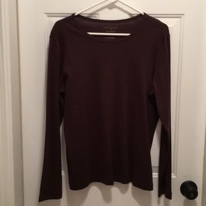 New Preswick & Moore Brown Long Sleeve T-Shirt